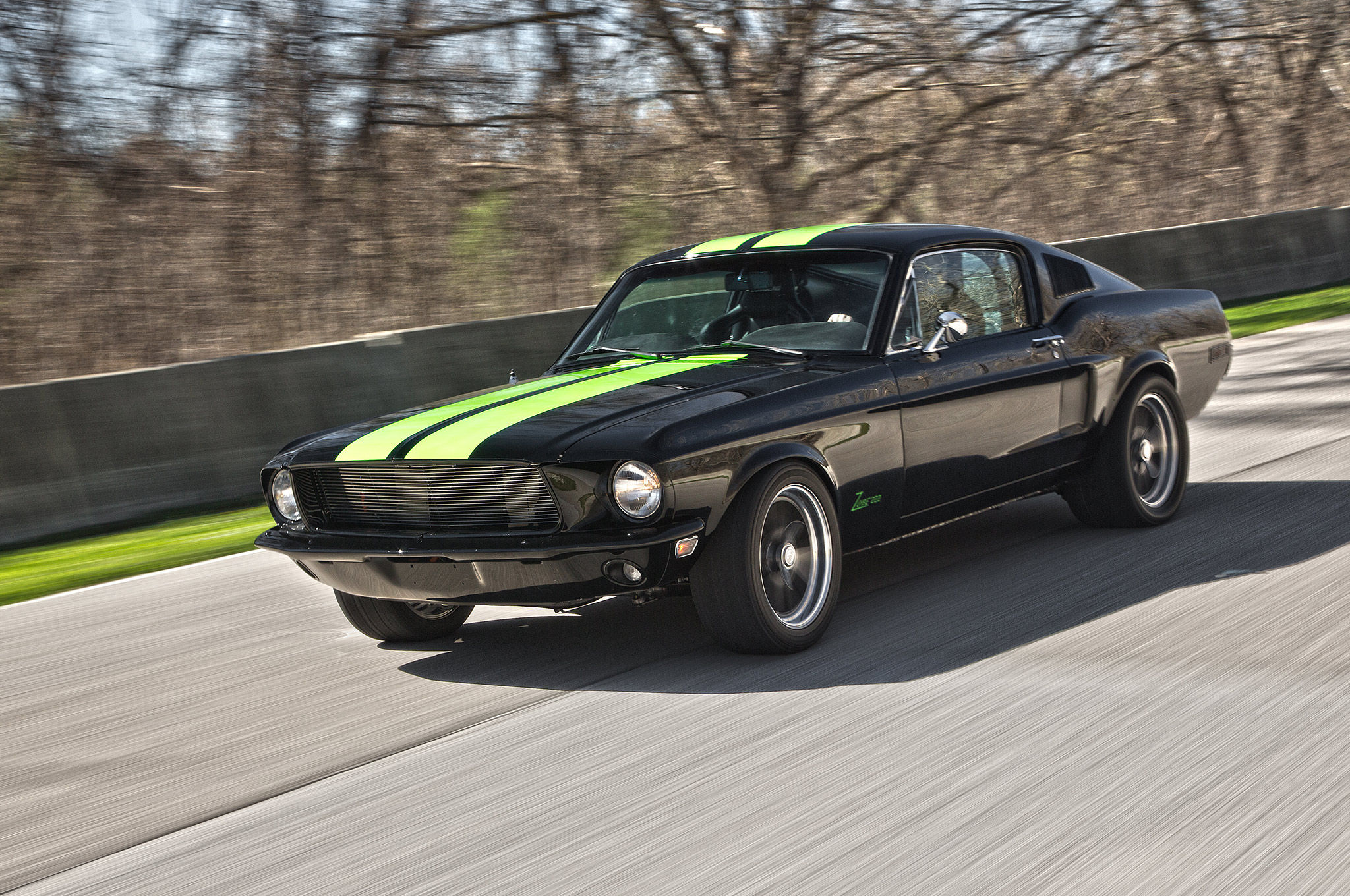 Wallpaper #sfT0OZMBKFX8bn3rO3fi69 Electric 1967 Ford Mustang