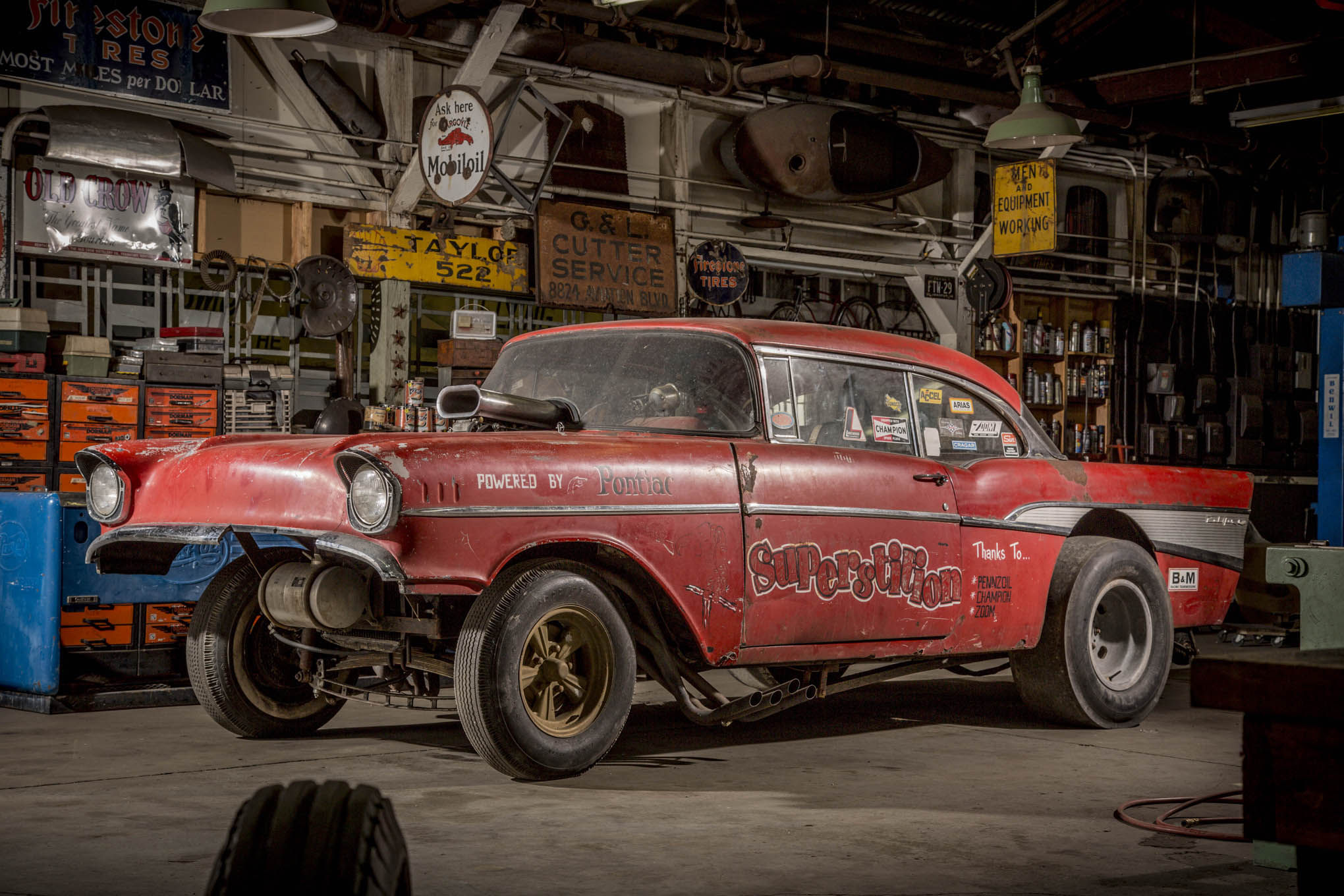 Wallpaper #t2etDZMBSpphPi3-COYY39 Field Find Time Capsule 1957 Chevy Gasser is Window into Drag Racings