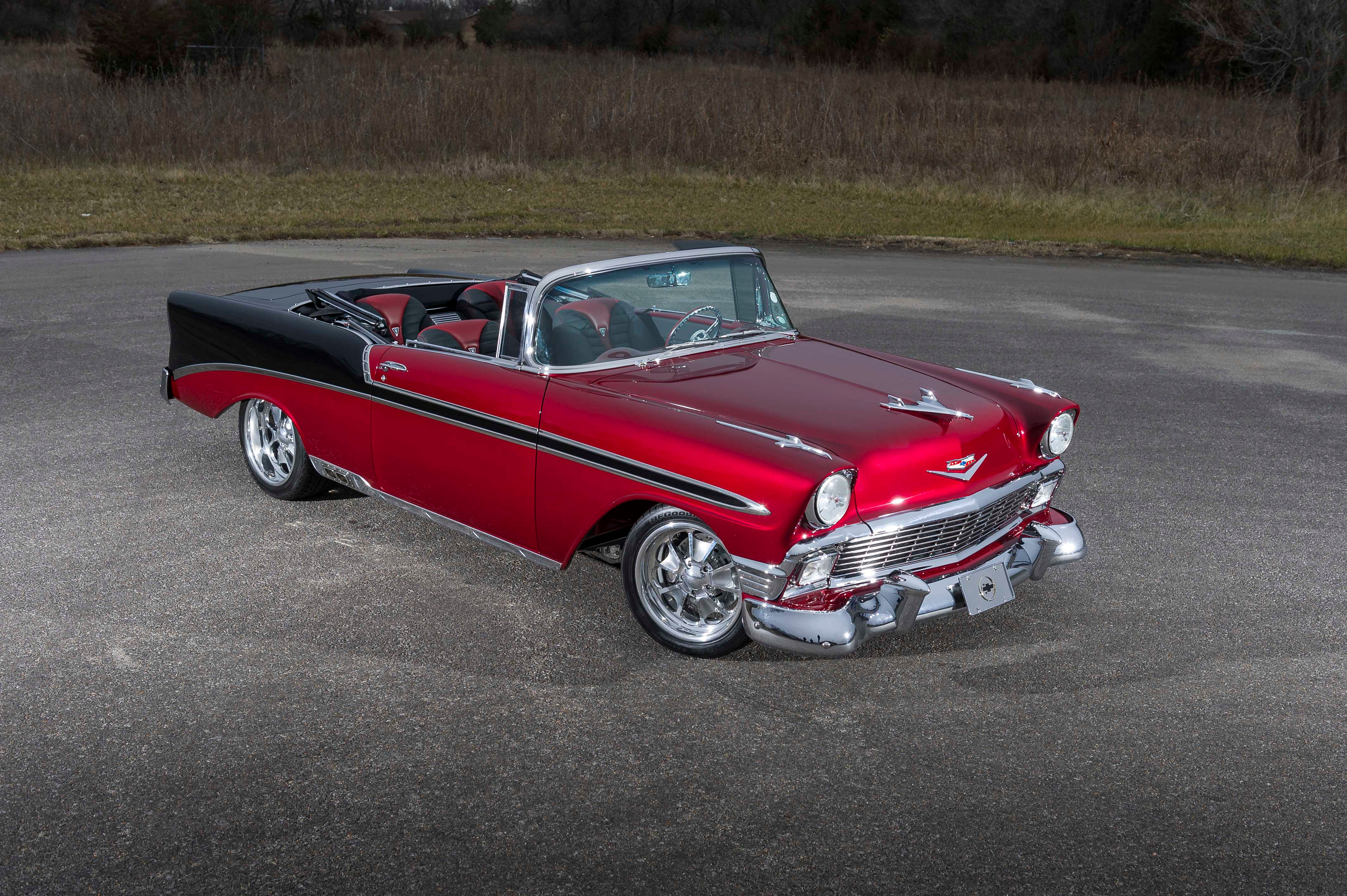 Wallpaper #KywmSZMB0E1QgA7wkvJ-121 This 1956 Chevy Completes a Tri Five Bel Air Convertible Collection