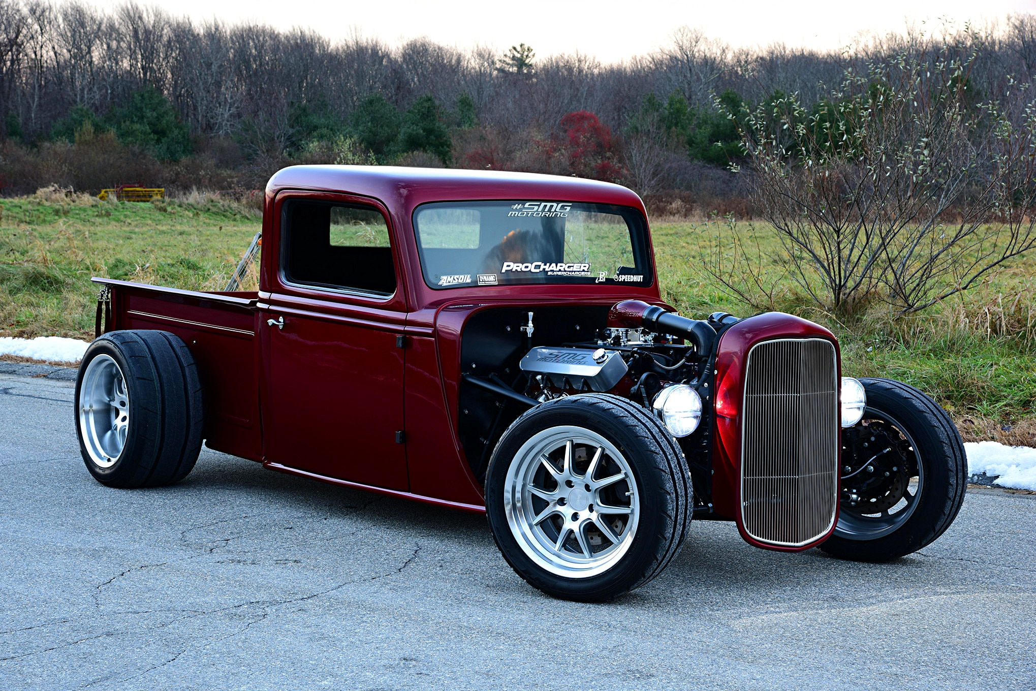 Wallpaper c7822 1935 Factory Five Racing Hot Rod Pickup Has Plenty of Show and Go Hot HD Wallpaper c7822