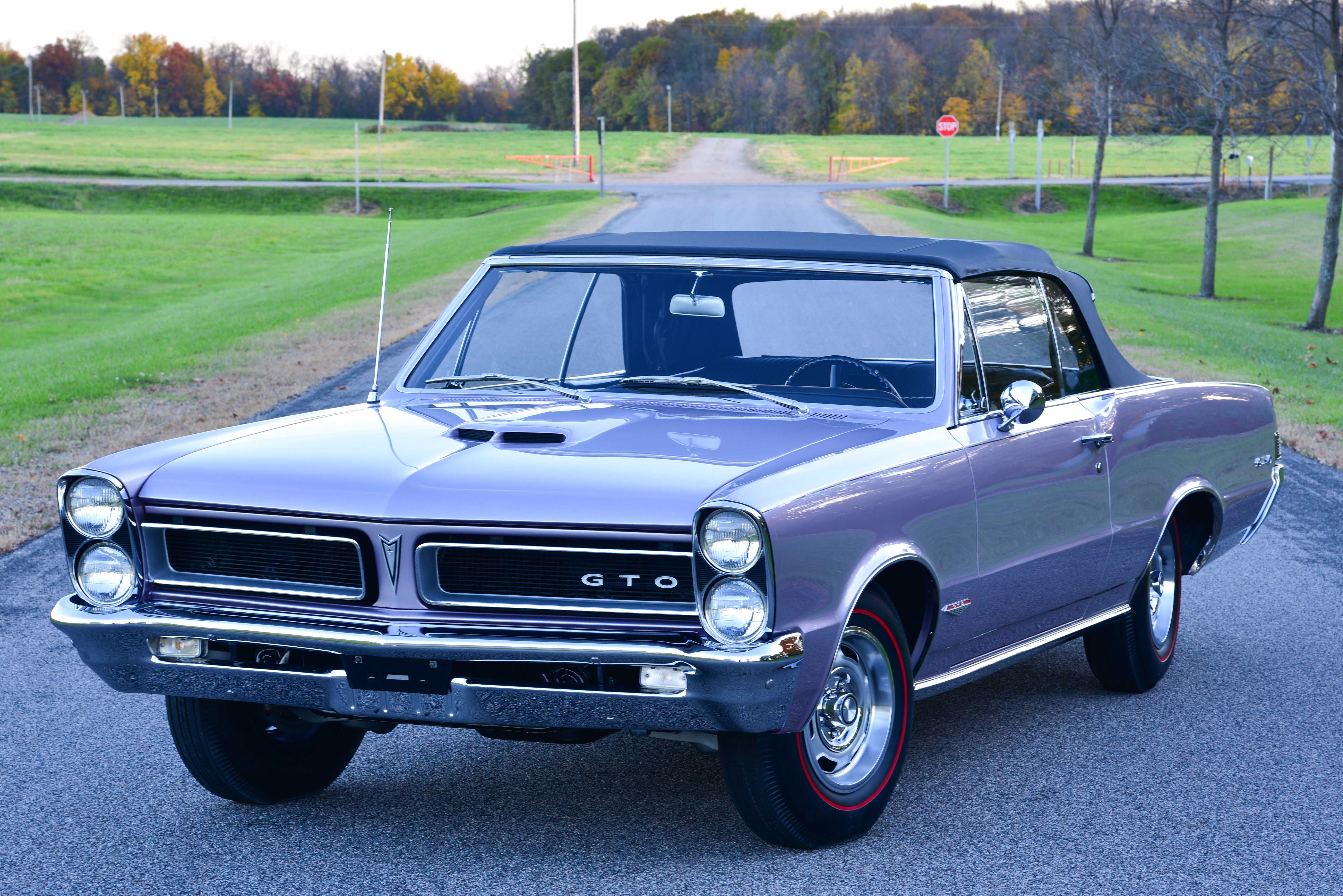 Wallpaper #70774 1965 Pontiac Gto Convertible Triple Black Phs