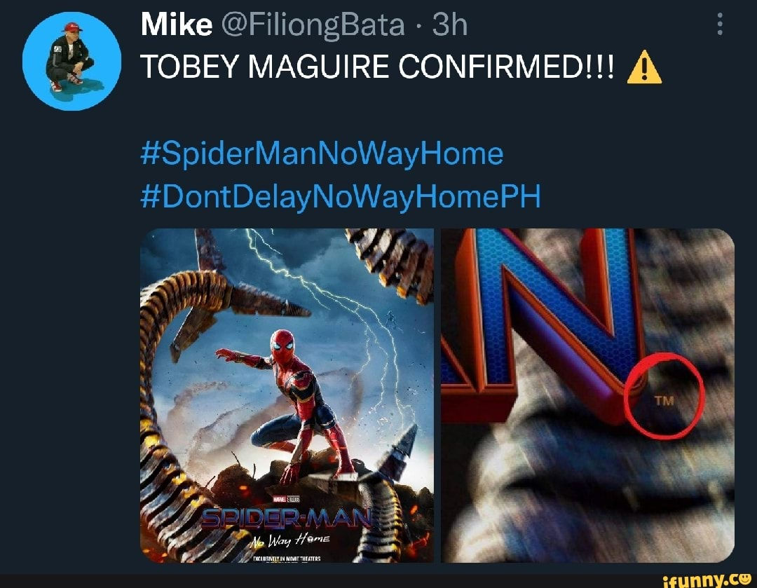 Wallpaper #8Wdn7pIBSpphPi3-VFzg77 Mike Tobey Maguire Confirmed Ifunny
