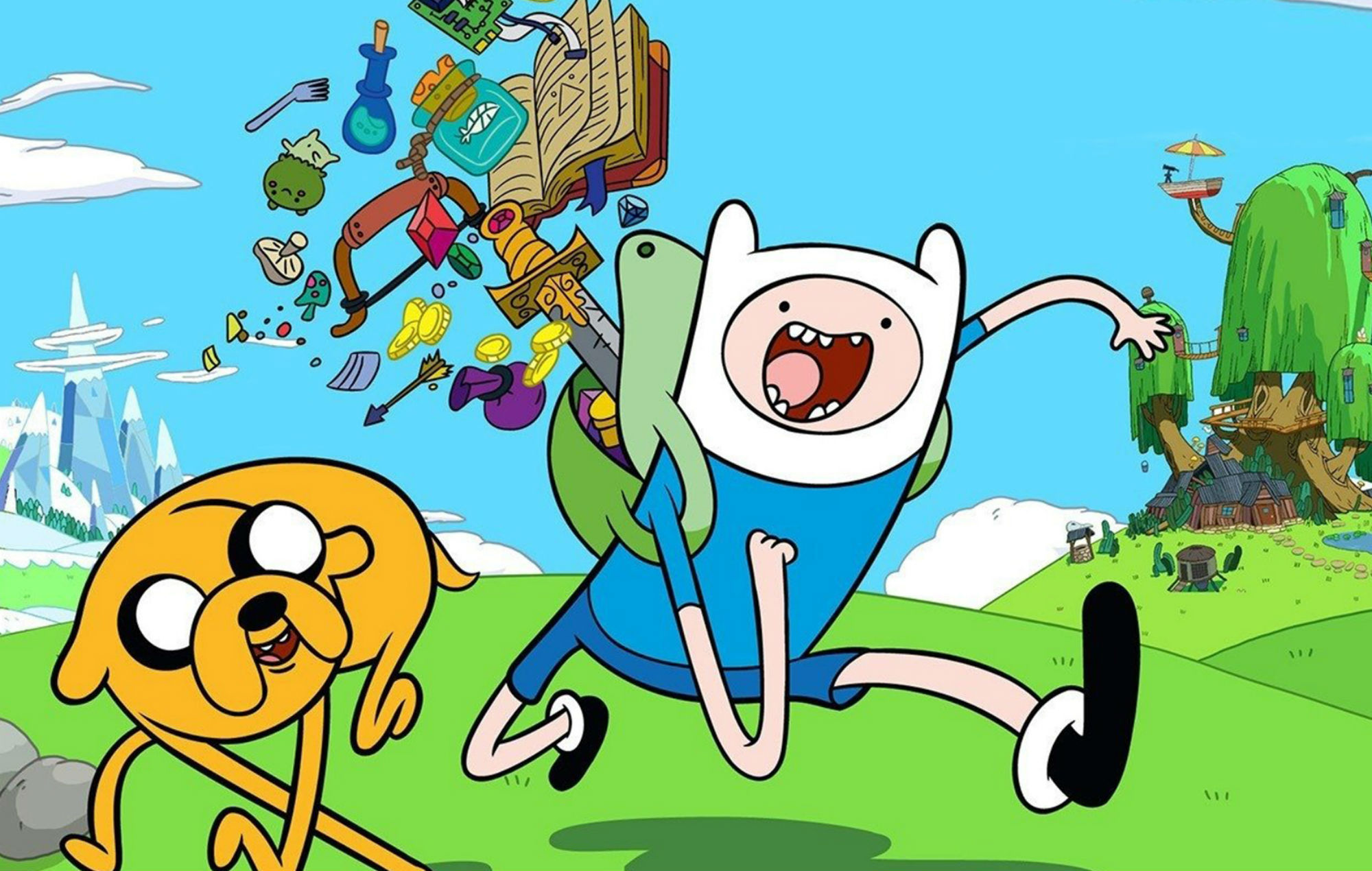 Wallpaper #01eb8 Download Join Finn and Jake for a Wild and Wacky Adventure