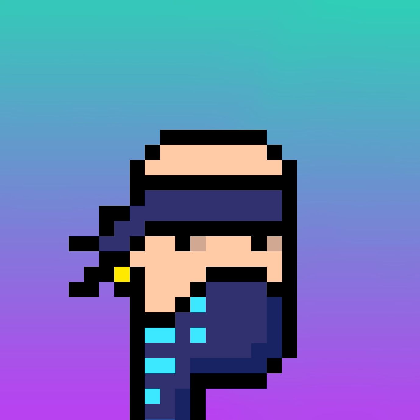 Wallpaper #SLhR2ZIBJvJKYCmEiexE258 Cyberpunks 425 Nft on Solsea