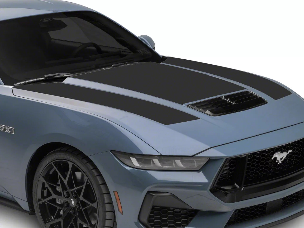 Wallpaper #2e_gTJMBMN-XEVvVrT7C168 Sec10 Mustang Dark Horse Style Hood Decals Gloss Black 440148 2024