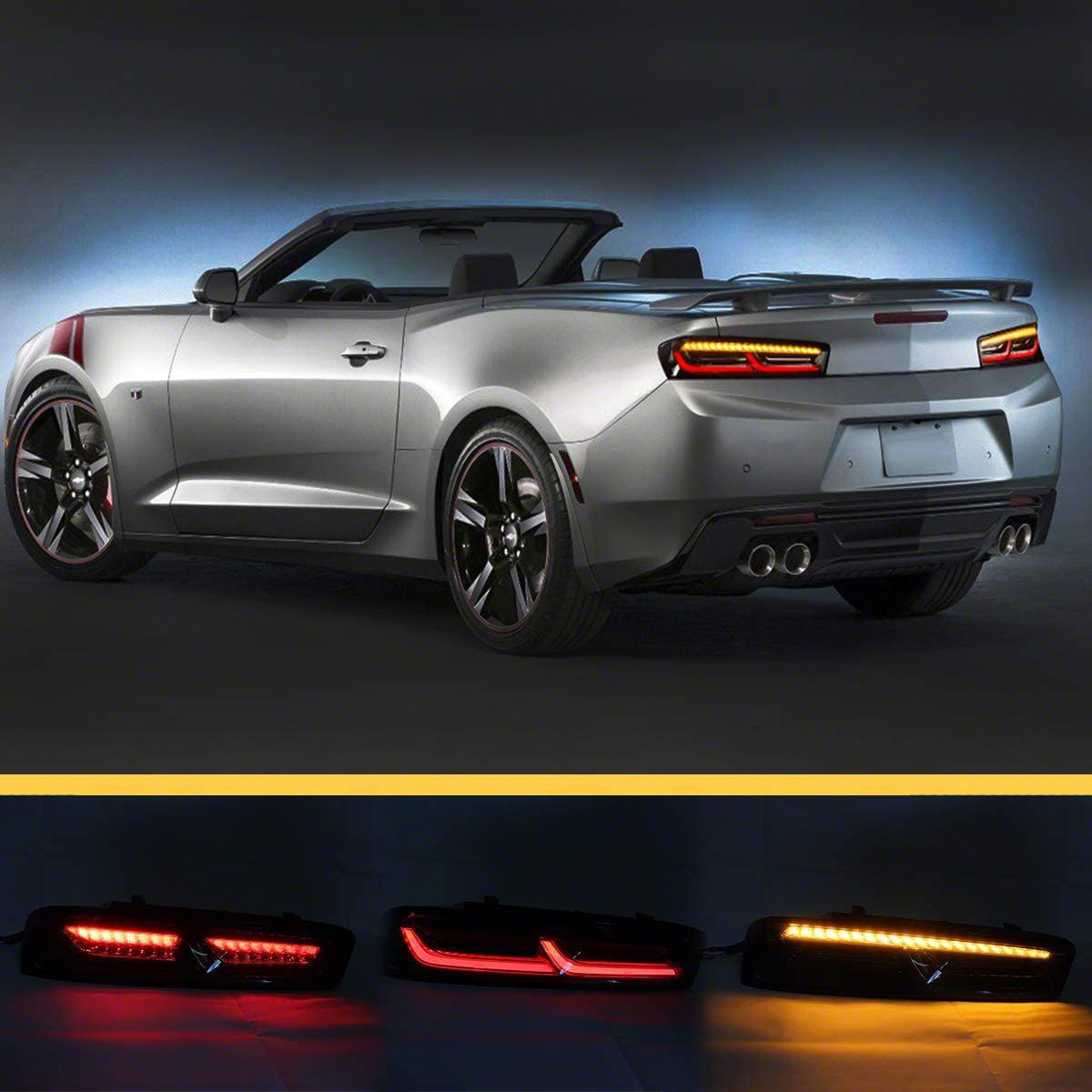 Wallpaper #jXJ9MpMBX2lk1u3ofFqY2 Camaro Sequential LED Tail Lights Chrome Housing Red Clear Lens 16