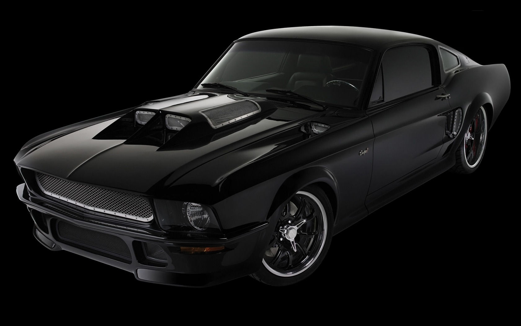 Wallpaper #PHOxgo4BFI5NbQkshBnJ47 Download Wallpaper for 1366x768 Resolution Ford Mustang Black HD