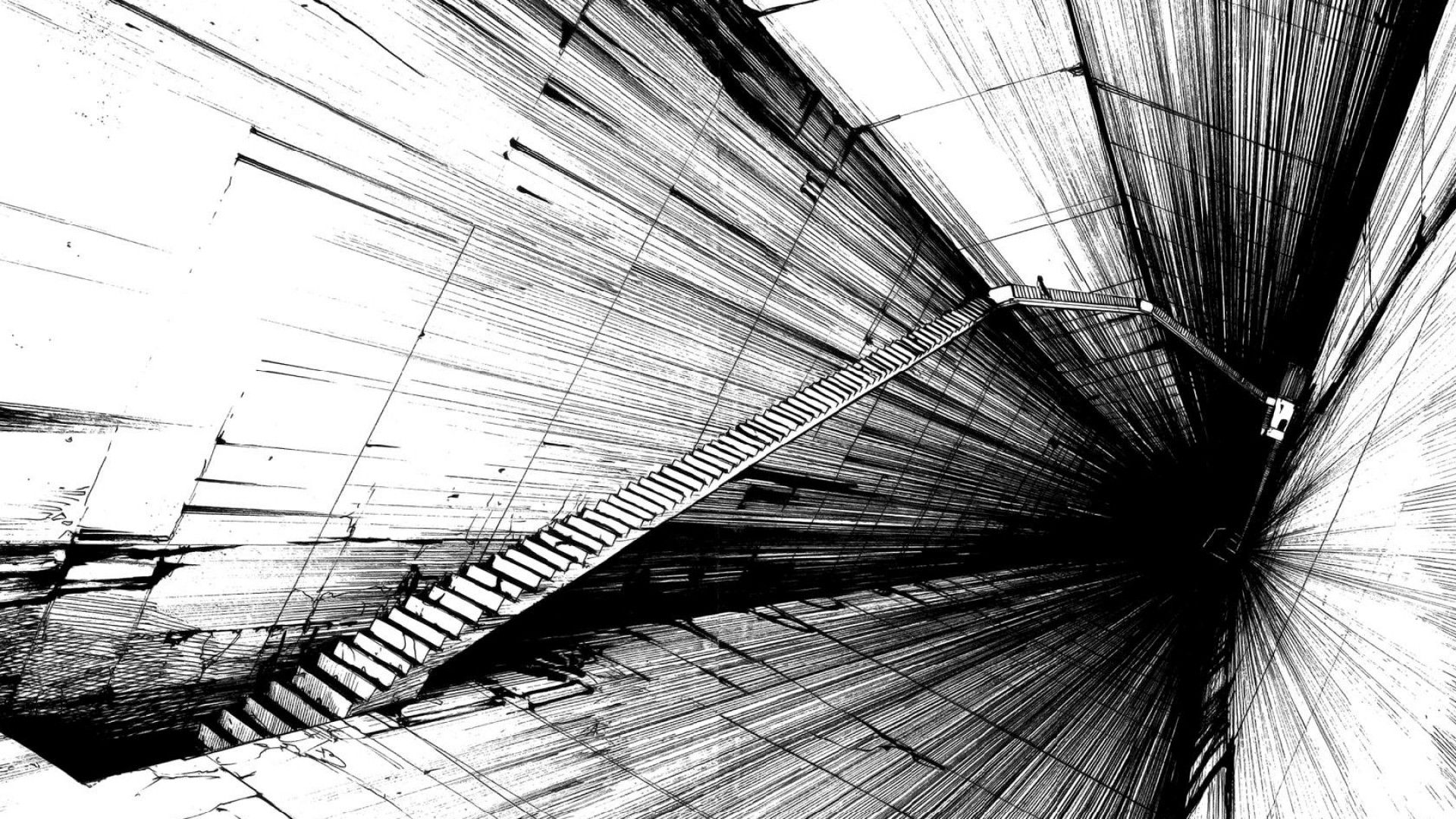 Wallpaper #BGcL6JIBSpphPi3-SDu_312 Abstract Drawing Black and White Wallpaper 3D and Abstract