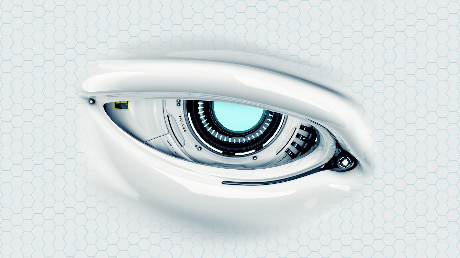 Wallpaper #vWdm9pIBSpphPi3-zYNc92 Left Robot Eye Digital Art Eyes Artwork Robot HD Wallpaper