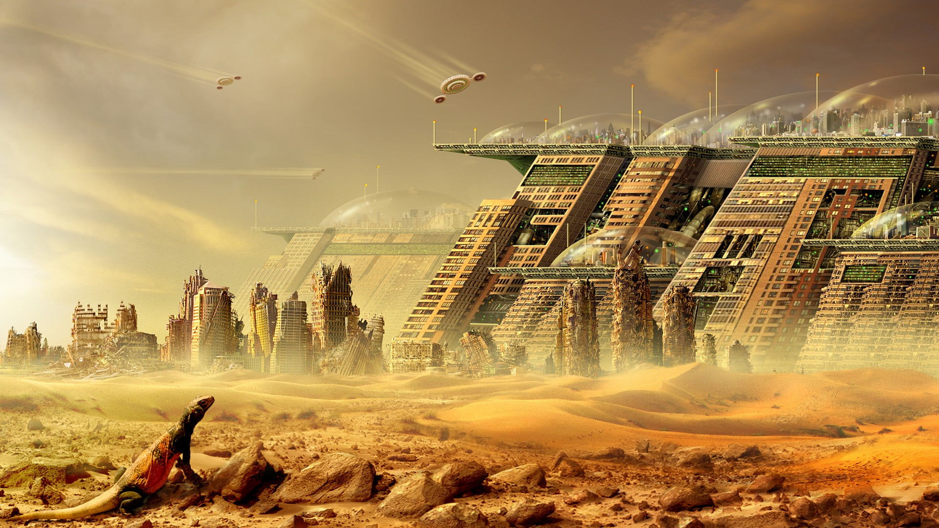 Wallpaper #h2jeIZMBSpphPi3-BDEJ75 1536x864 Resolution City Digital Wallpaper Science Fiction