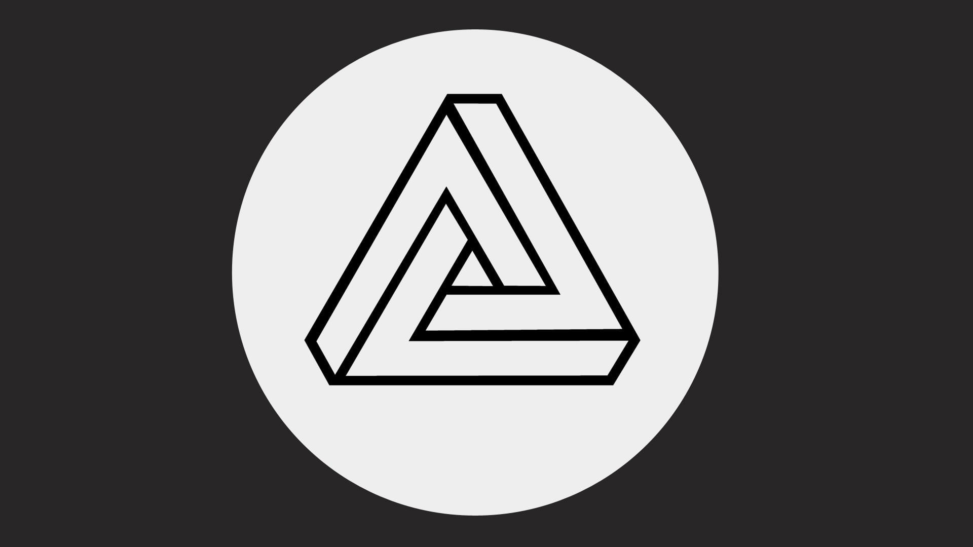 Wallpaper #QWeX9JIBSpphPi3-SXul209 Triangle Shaped Logo Screenshot Penrose Triangle Minimalism HD