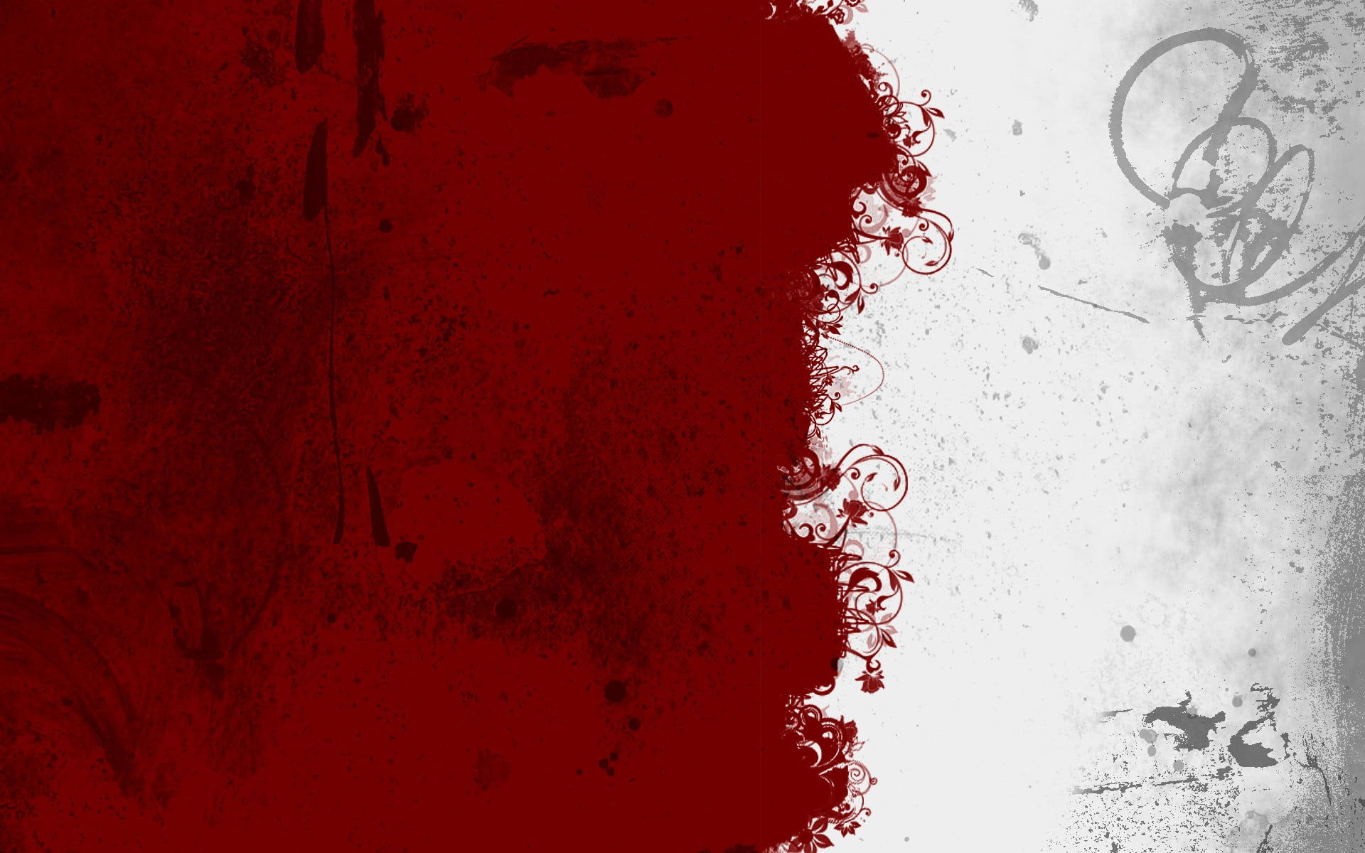 Wallpaper #BGcL6JIBSpphPi3-SDu_34 Red and White Abstract Painting Vector Red White Digital Art HD