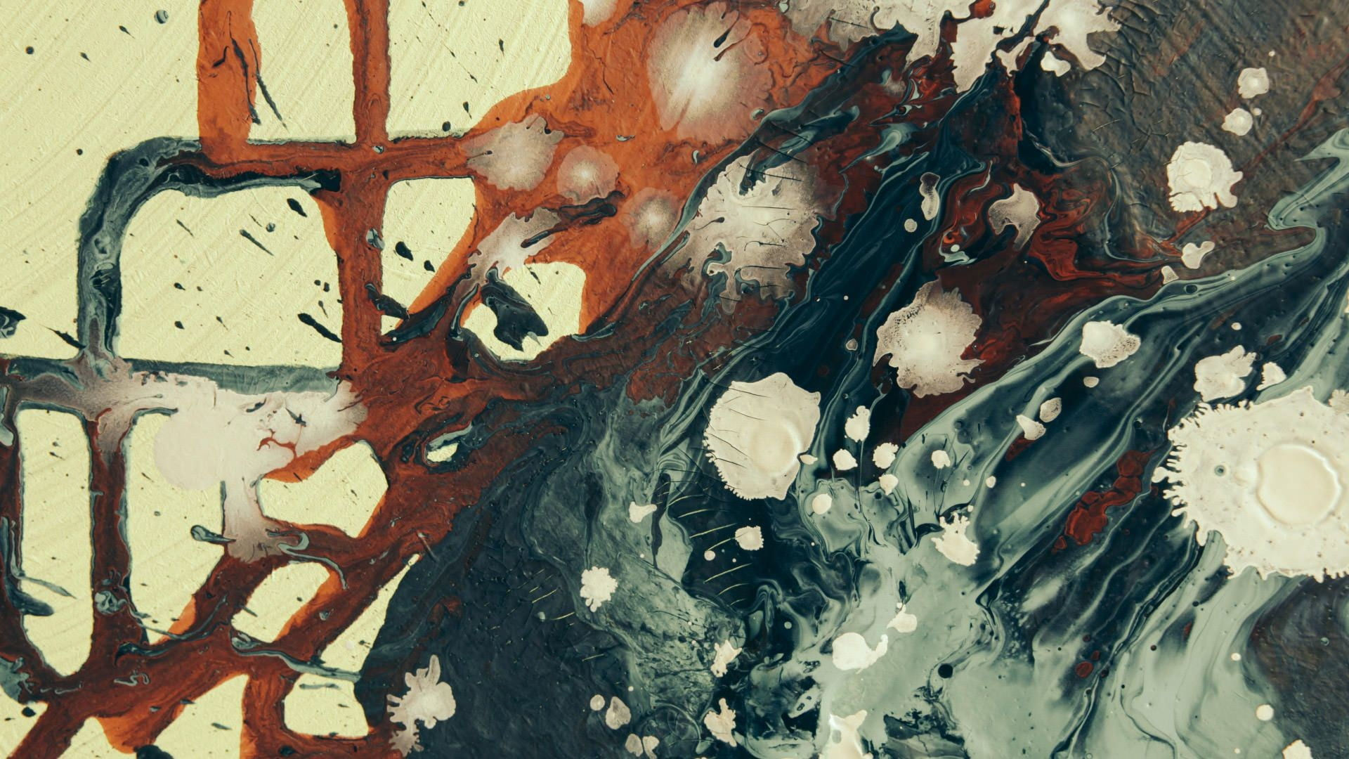 Wallpaper #BGcL6JIBSpphPi3-SDu_22 Red Black and White Abstract Painting Painting Artwork Abstract