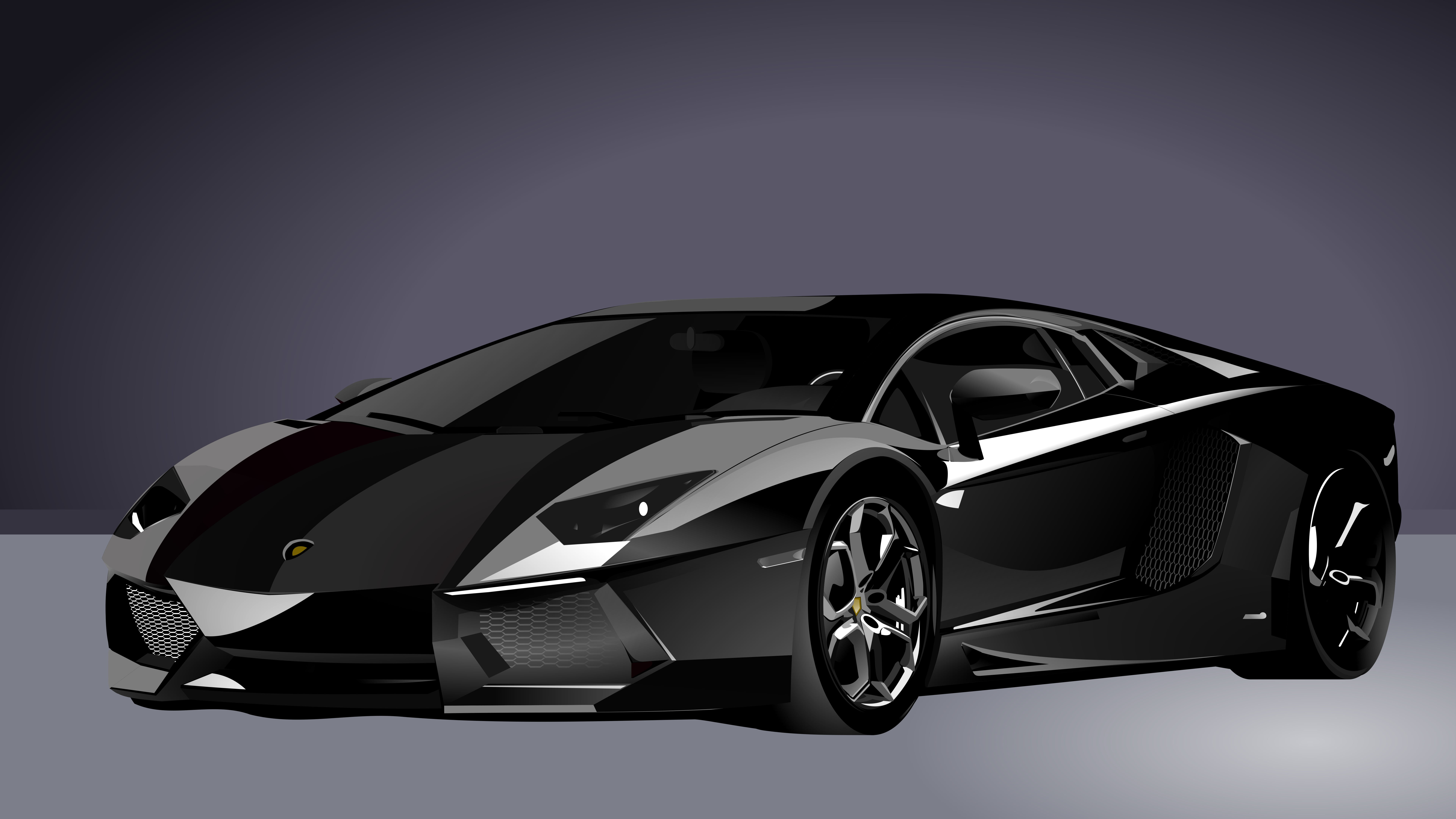 Wallpaper #1hnjGY8BtGB6xQ78gXO446 Black and White BMW Coupe Car Lamborghini Digital Art Vector