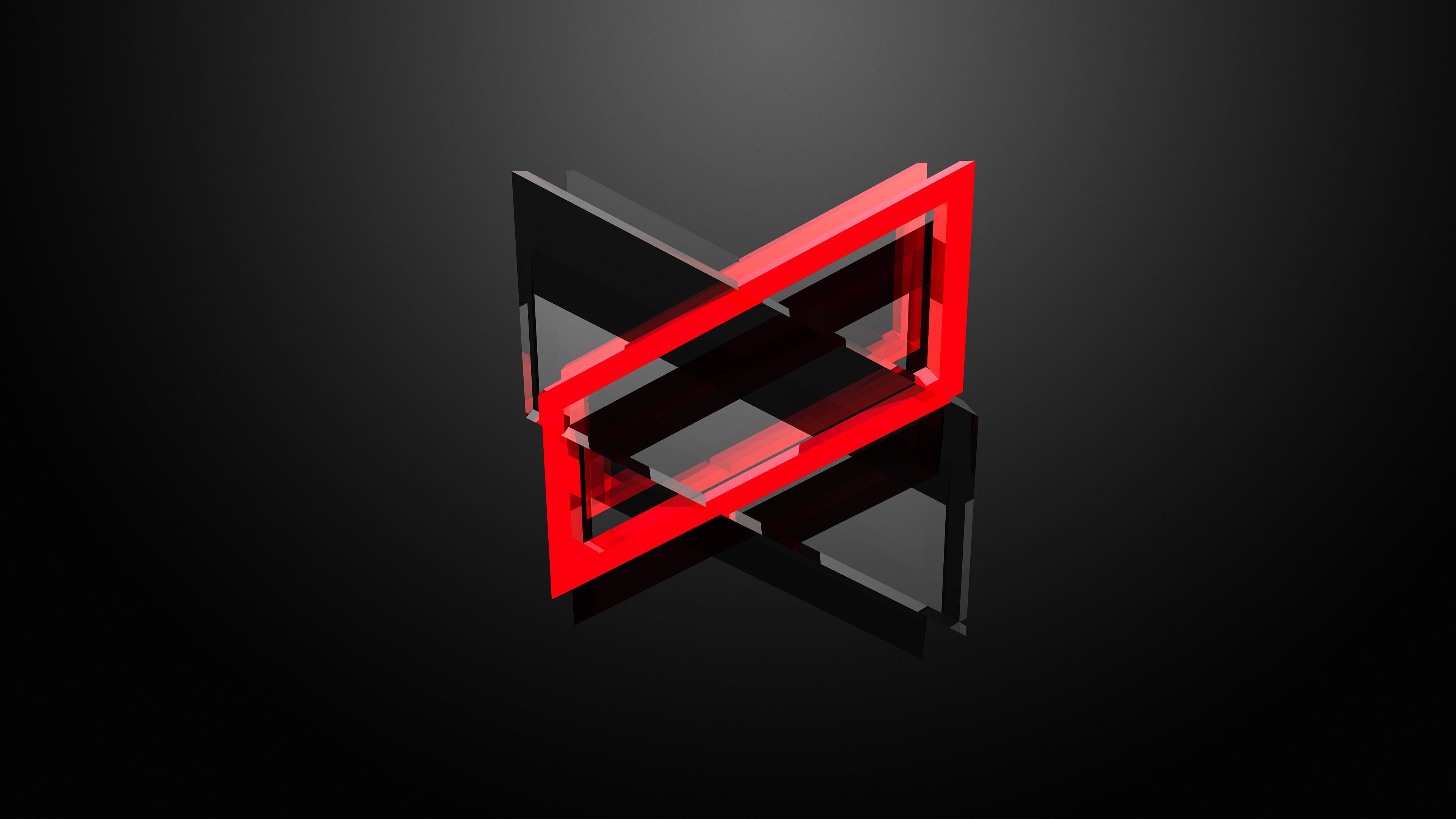 Wallpaper #Zmda6pIBSpphPi3-wkYj109 3840x2160 Resolution Red and Black Wooden Board Digital Art