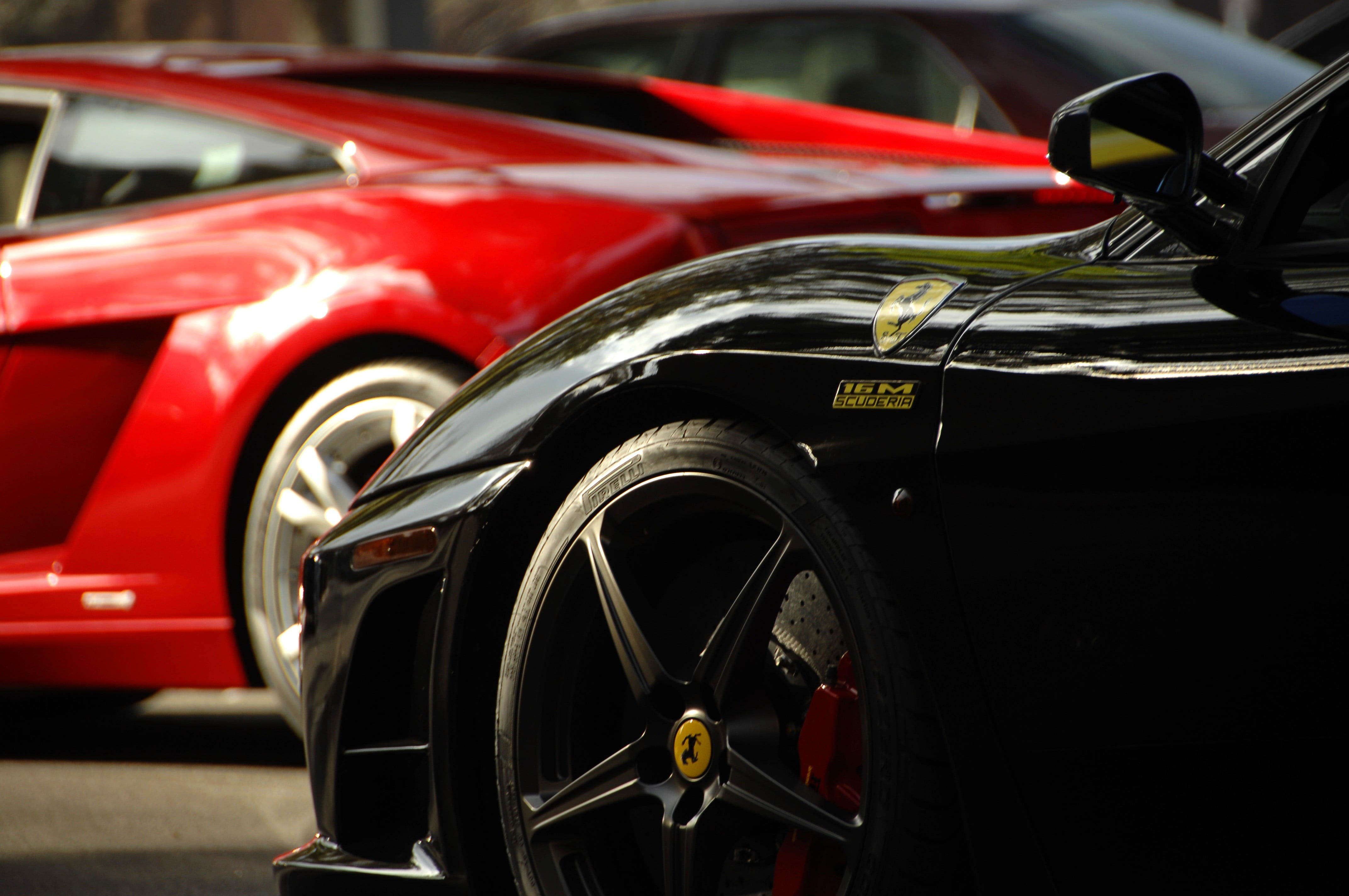 Wallpaper #uxncA48BtGB6xQ784EwI44 Black Ferrari Car Parked Car Ferrari HD Wallpaper Wallpaper Flare