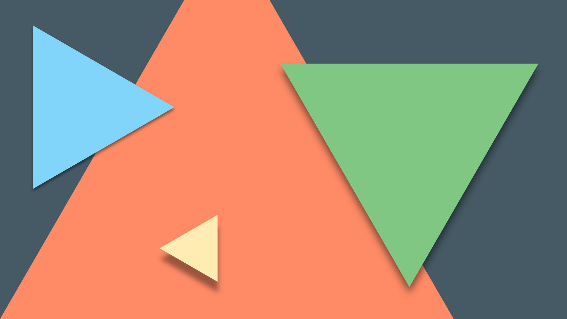 Wallpaper #QWeX9JIBSpphPi3-SXul152 Four Triangles Multicolored Digital Wallpaper Triangle Abstract