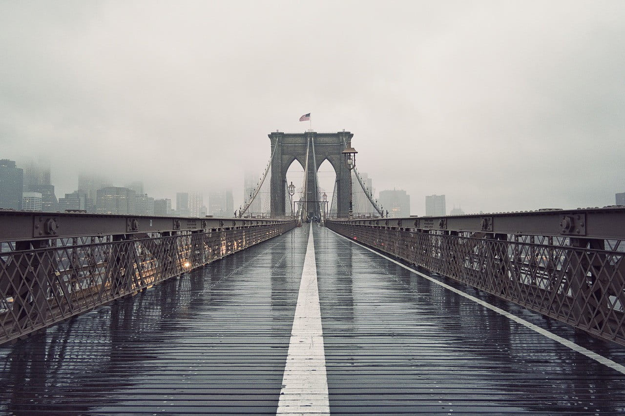 Wallpaper #66e34 Brooklyn Bridge in New York the Iconic Crossing Between Manhattan and