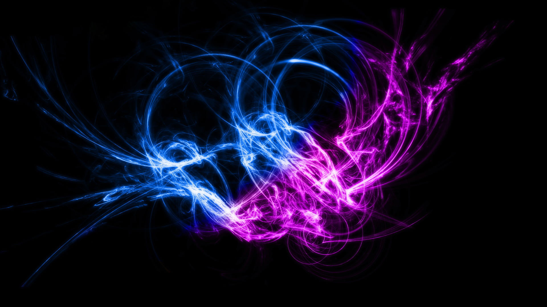 Wallpaper #Zmda6pIBSpphPi3-wkYj135 Blue and Red LED Light Digital Art Abstract HD Wallpaper Wallpaper