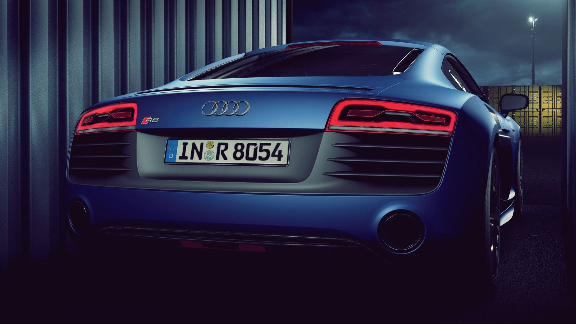 Wallpaper #JX3x844Bnwiau_P64w6150 Blue Audi Coupe Audi R8 Audi Blue Cars Vehicle HD Wallpaper