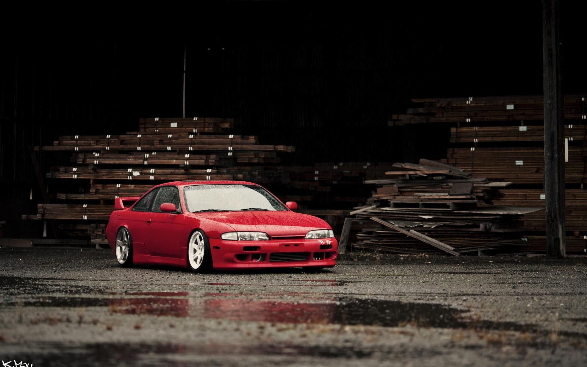 Wallpaper #swCf6o4BSdW8dNouRw9A52 1920x1080 Resolution Red Coupe Jdm Stance Nissan Silvia HD