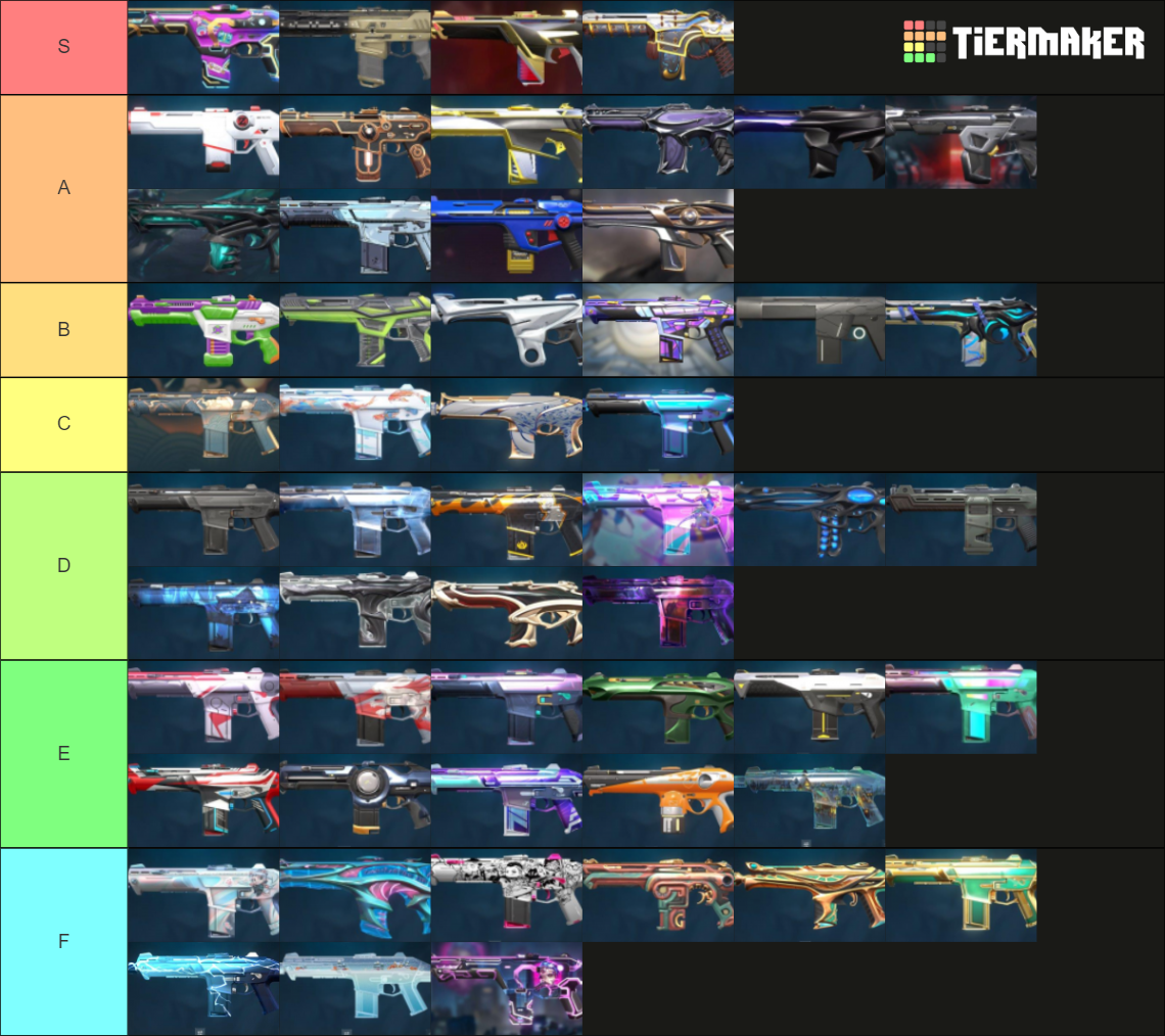 Wallpaper #CfDLfpcBi4JM6agGKCAn79 Valorant Phantom Skins May 2023 Tier List Community Rankings