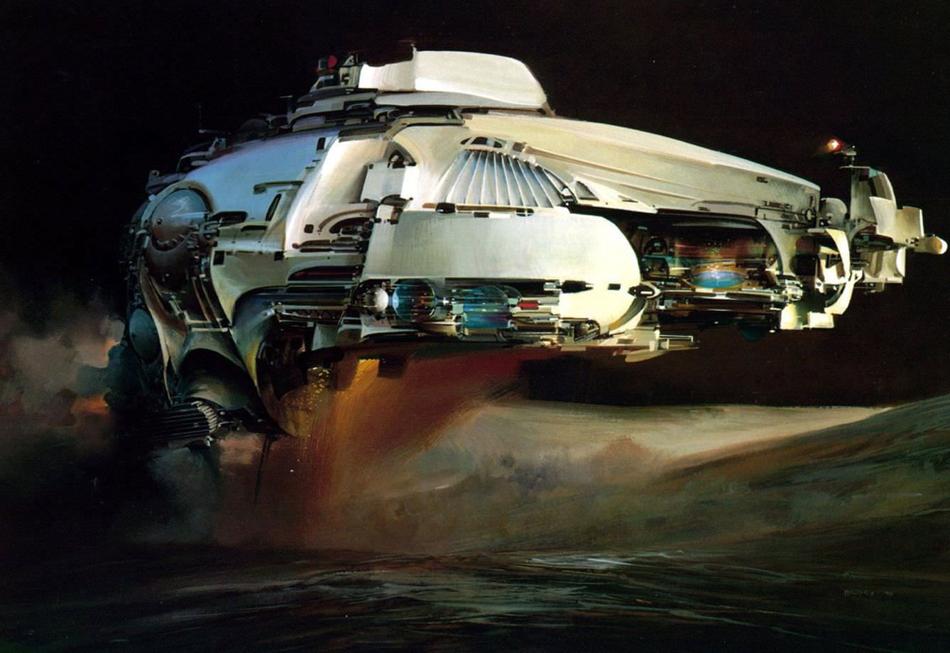 Wallpaper #VWhCJJMBSpphPi3-mDj99 Sci Fi Artwork of John Berkey Offworlders