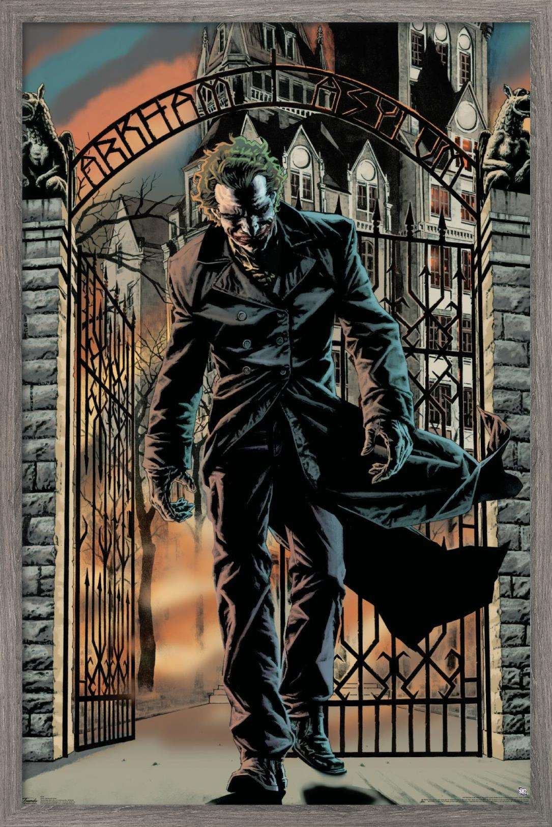 Wallpaper #bAAK7I4BSdW8dNou8RNj42 DC Comics the Joker Arkham Asylum Poster eBay