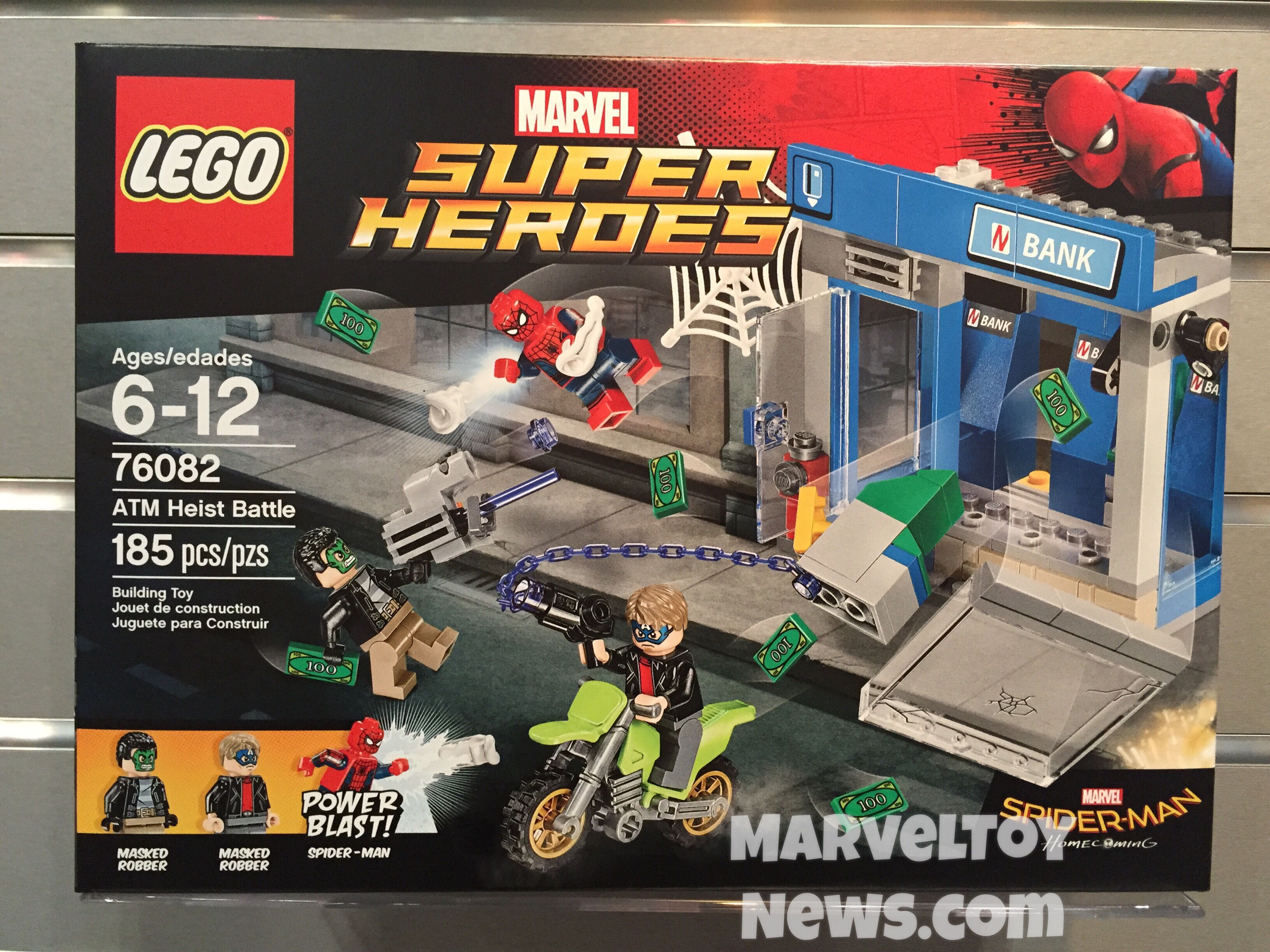 Wallpaper #tGcA6ZIBSpphPi3-zj8P131 Toy Fair Lego Spider Man Homecoming Atm Heist Battle 76082 Marvel