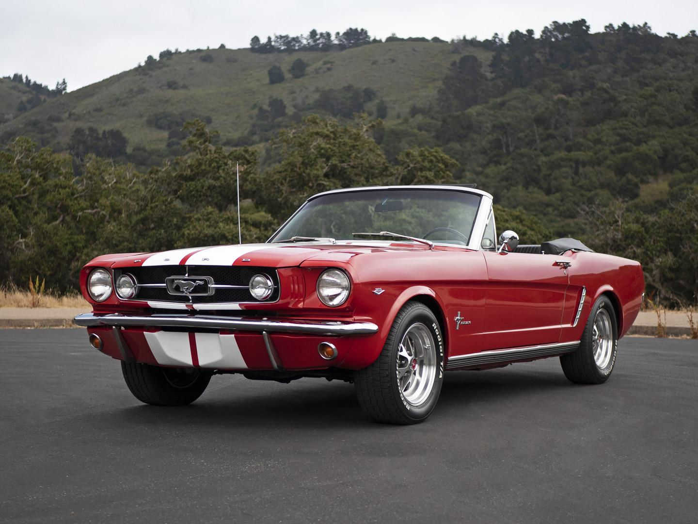 Wallpaper #gz9aPJMBLiIJ4c9OqZF519 1965 Ford Mustang Convertible Red Rental