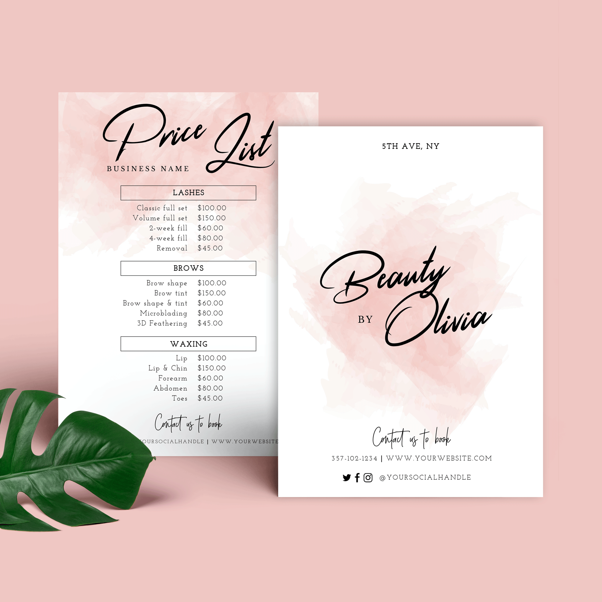 Wallpaper #omePB5MBSpphPi3--8b435 Price List Template Printable Celestial Pricelist Menu for Business