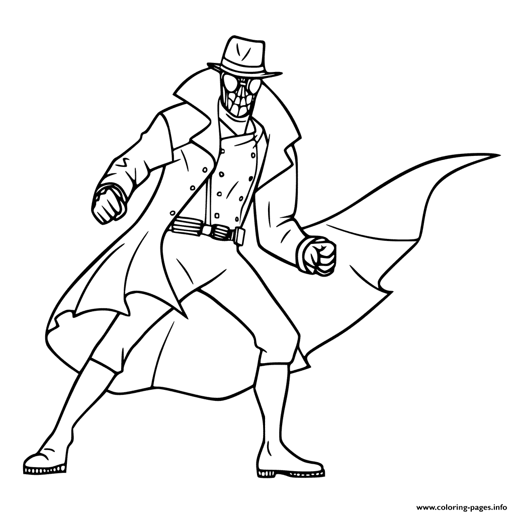 Wallpaper #x2c66pIBSpphPi3-ekXO53 Spider Man Noir Coloring Page Printable