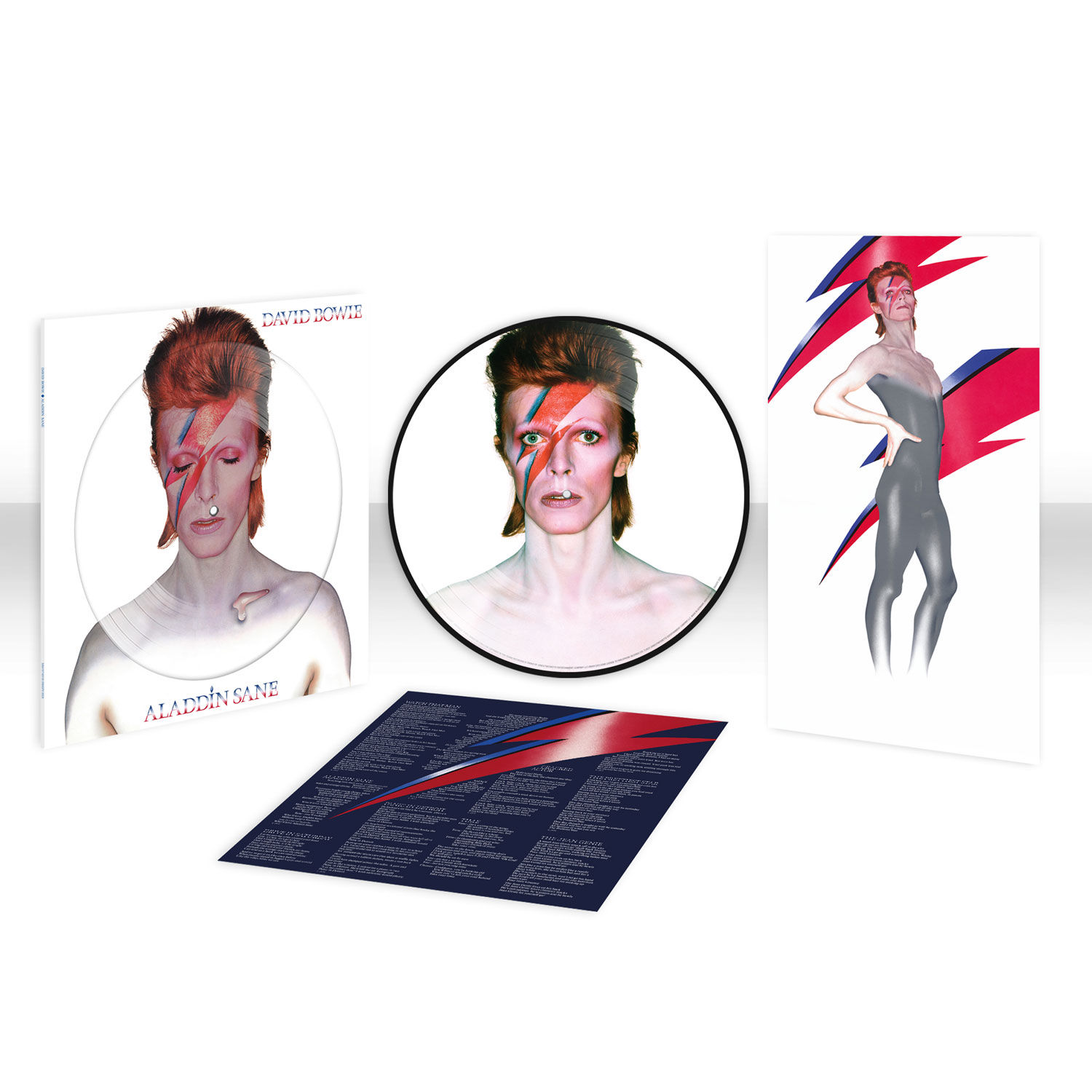 Wallpaper #7030a Aladdin Sane De David Bowie Cd Chez Libertemusic Ref123255141