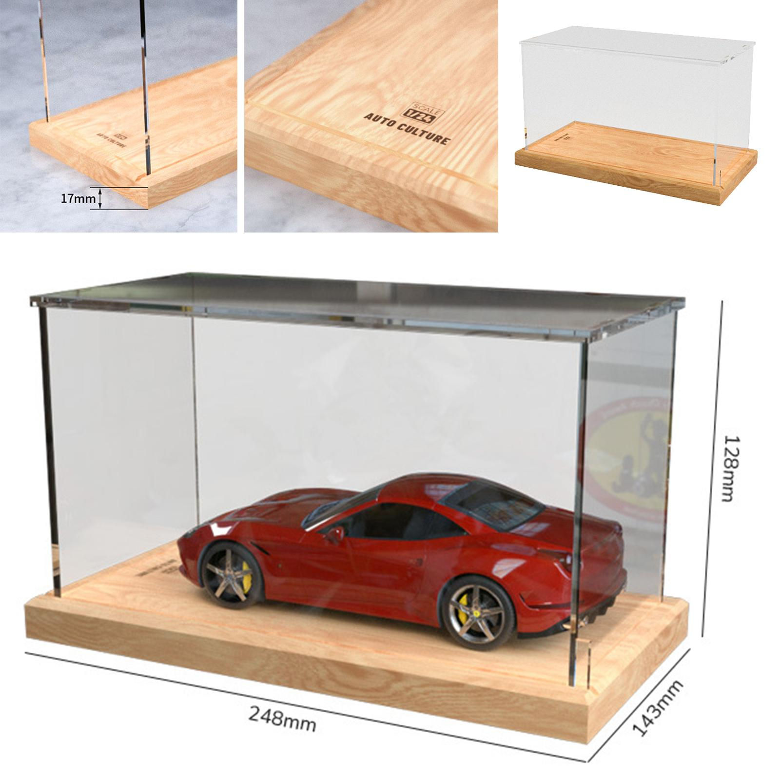 Wallpaper #Nn3q9I4Bnwiau_P6tBEG54 124 Model Car Acrylic Display Case with Wood Base Show Box for Figure