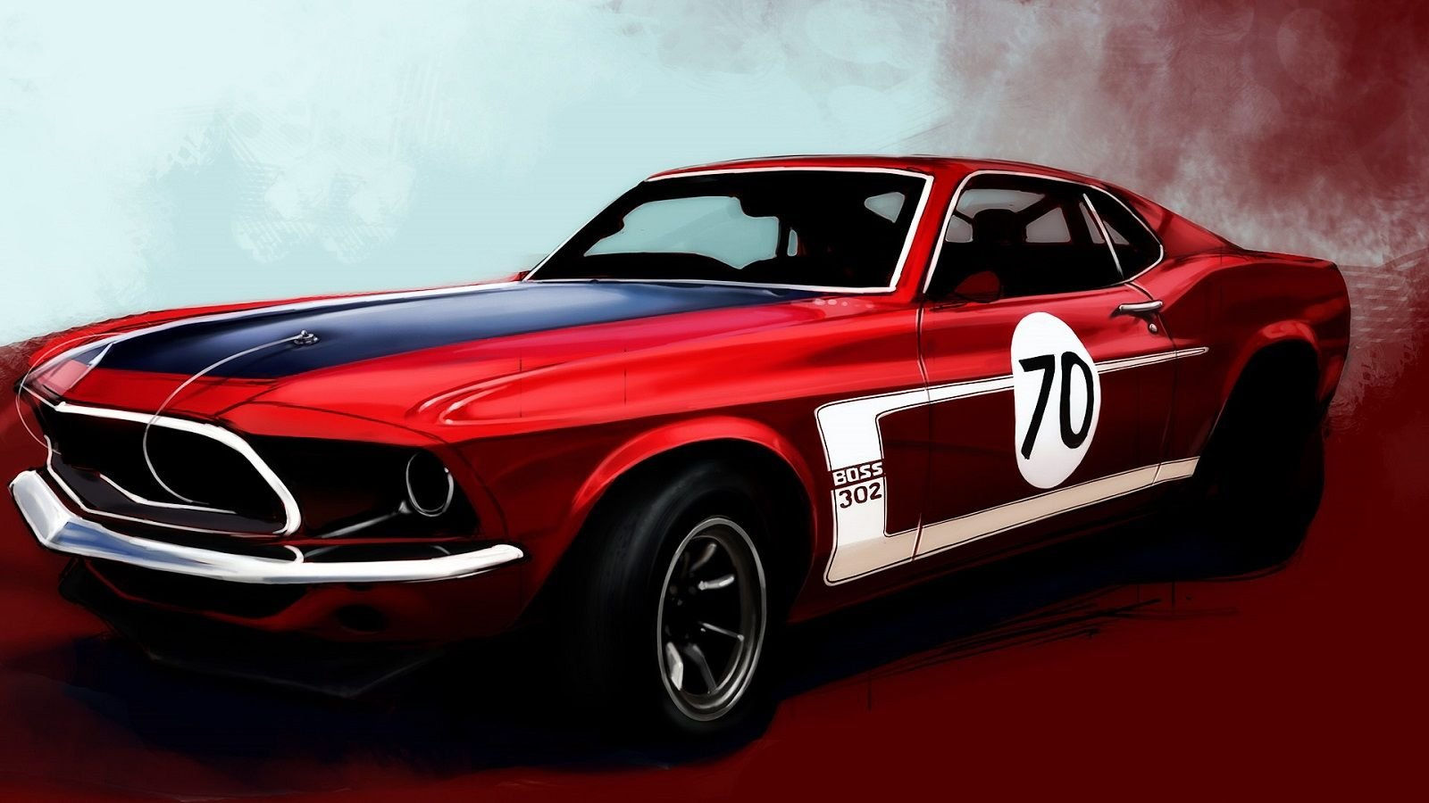 Wallpaper #eWjpGZMBSpphPi3-wRlT30 The 6 Mustangs That Could Be Muscle Car Art Themustangsource