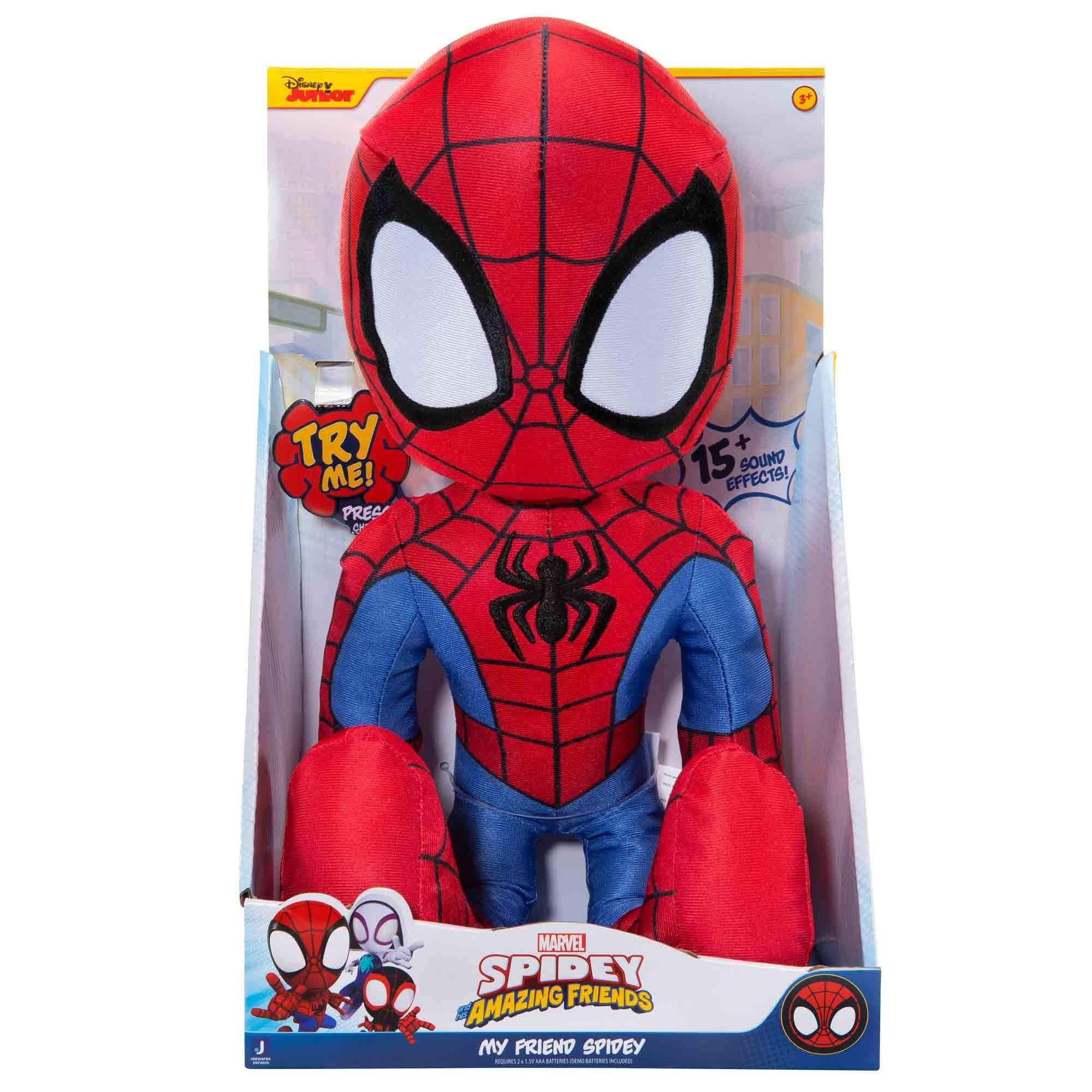 Wallpaper #J_QuOpMBKFX8bn3reXjK20 Spidey His Amazing Friends My Friend Spidey Feature Plush Toy