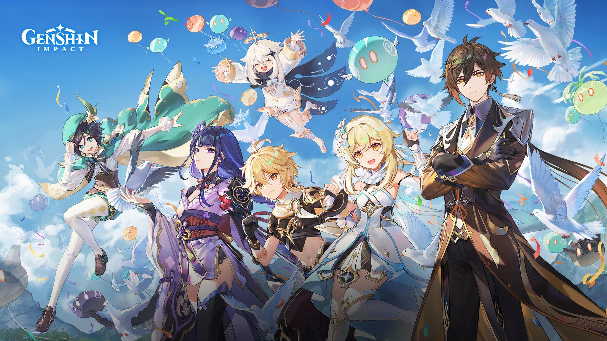 Wallpaper #imh0H5MBSpphPi3-zCtH10 Genshin Impact Anniversary 2021 Date Rewards Gifts Banner Events