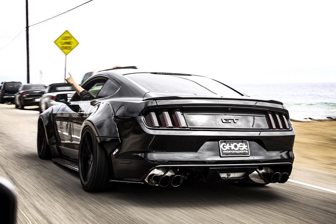 Wallpaper #driY3JIBJvJKYCmENPxe55 Black Ford Mustang S550 GT Modified Modifiedx