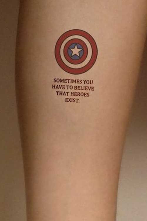 Wallpaper #P5zO4JIBZHQxiYarB7hG218 105 Captain America Tattoo Designs and Ideas for Marvel Superhero Fans