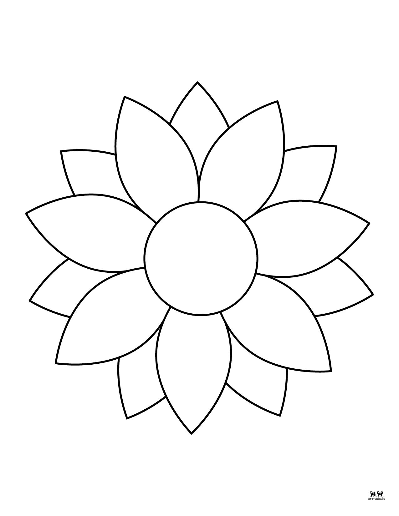 Wallpaper #t2hTIpMBSpphPi3-9TIw368 Flower Coloring Pages 50 Free Printable Pages Printabulls