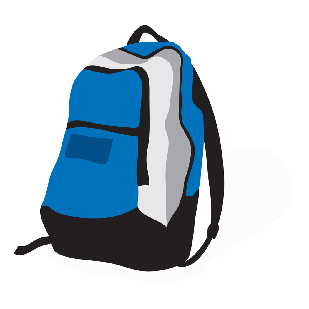 Wallpaper #f1329 Download Sketch of a Rucksack Backpack Isolated on White Background