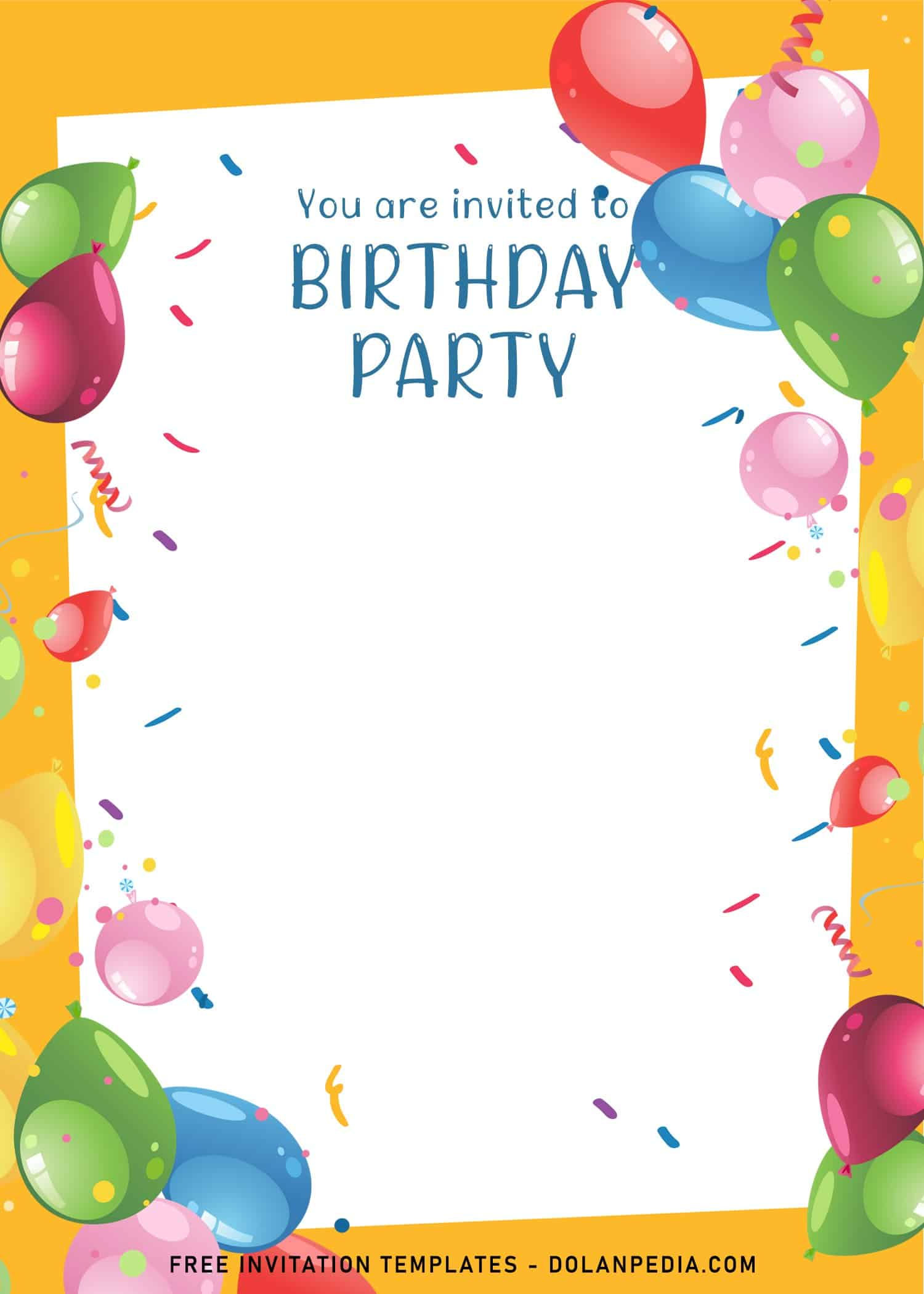 Wallpaper #lTEHNpMB5zzyi_yYM1jN39 7 Cute and Fun Birthday Invitation Templates Dolanpedia