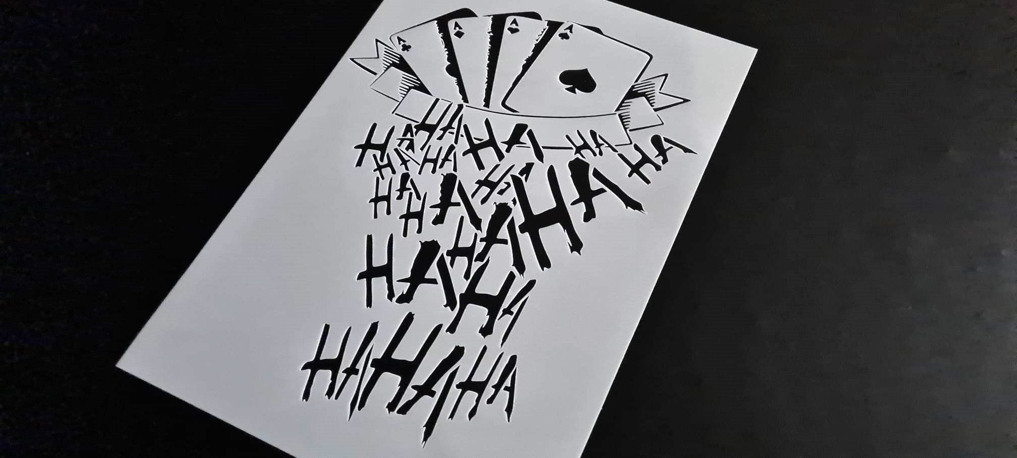 Wallpaper #jFZ1eZcBsd6xcFiEt9vq93 Stencilsshopcom Joker Playing Cards Stencil Reusable Gambling Wall