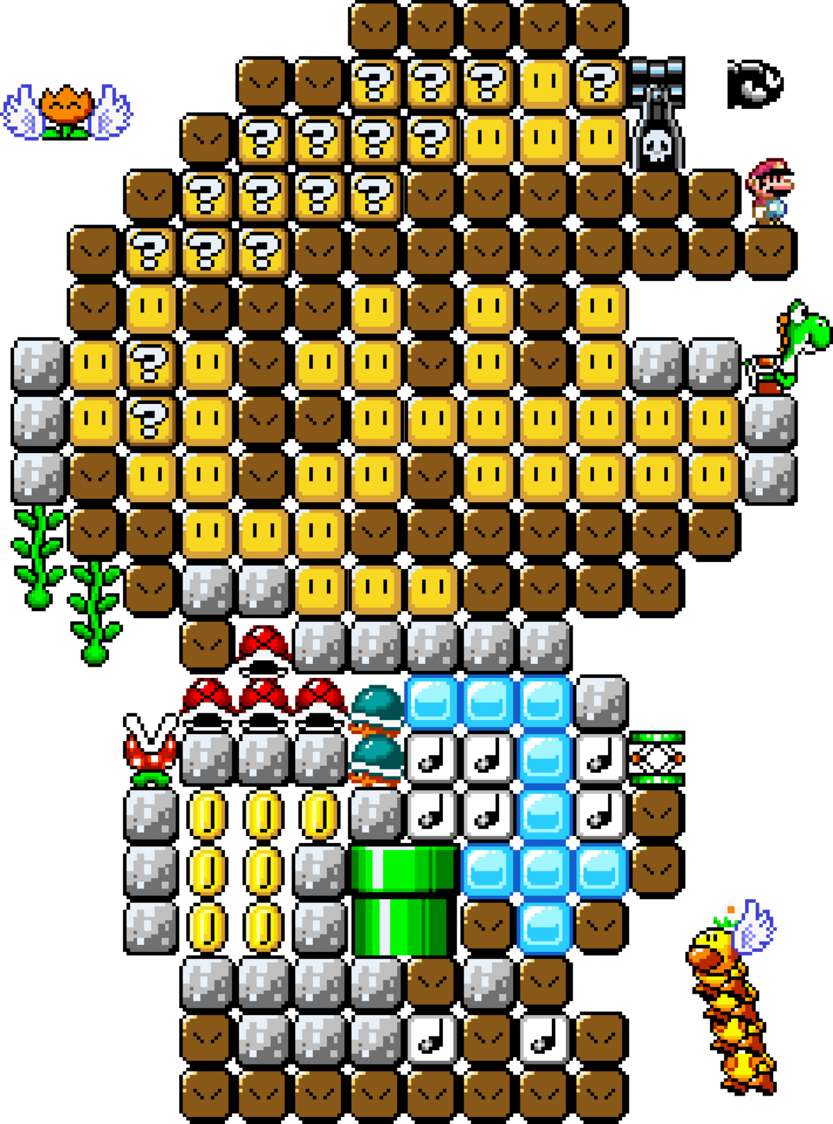 Wallpaper #UhntEI8BtGB6xQ78xmB444 56 Ideas De Mario Bros Super Mario World Sprite Ninte Vrogueco