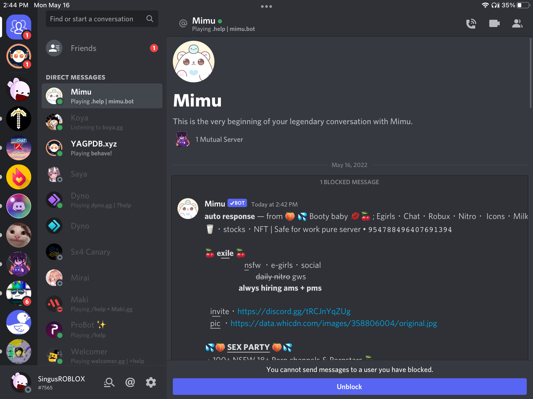 Wallpaper #R2c1DpMBSpphPi3-0-m9190 Jellybeans Discord Bot Was Controlled Fandom