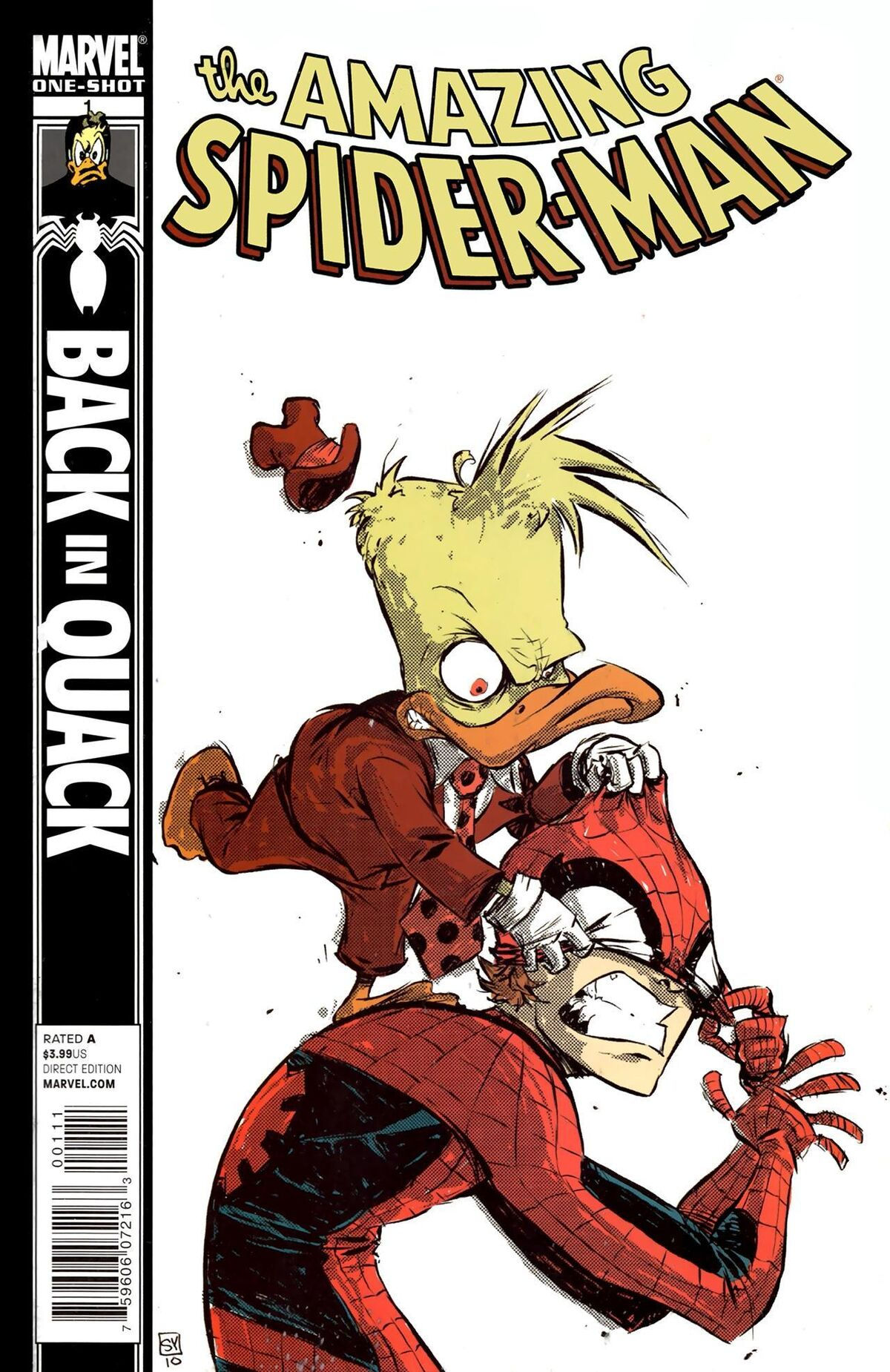 Wallpaper #rlj1M5MBzN9vxX34wDqo221 Spider Man Back in Quack Vol 1 2010 Marvel Database Fandom