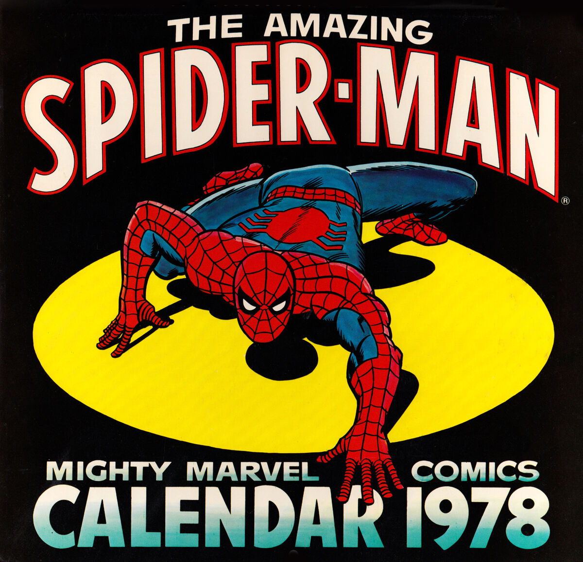 Wallpaper #rlj1M5MBzN9vxX34wDqo63 Amazing Spider Man Mighty Marvel Comics Calendar 1978 Vol 1 1 Marvel
