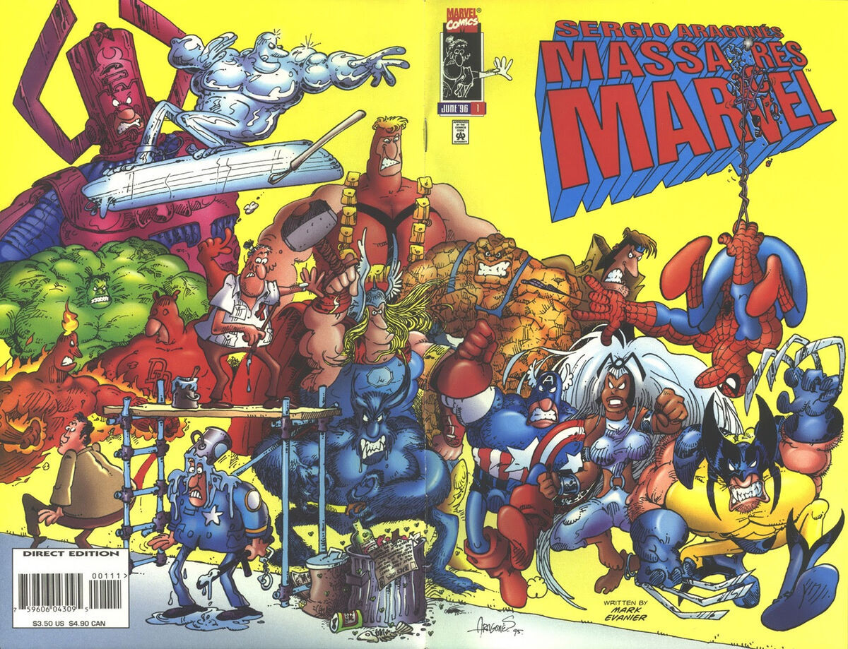 Wallpaper #rlj1M5MBzN9vxX34wDqo385 Sergio Aragones Massacres Marvel Vol 1 1 Marvel Database Fandom