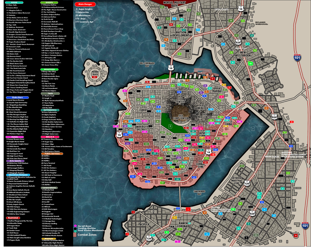 Wallpaper #KANKYpMBpyOg8YnEJdJr5 Night City Map Cyberpunk Red 2047 Wiki Fandom