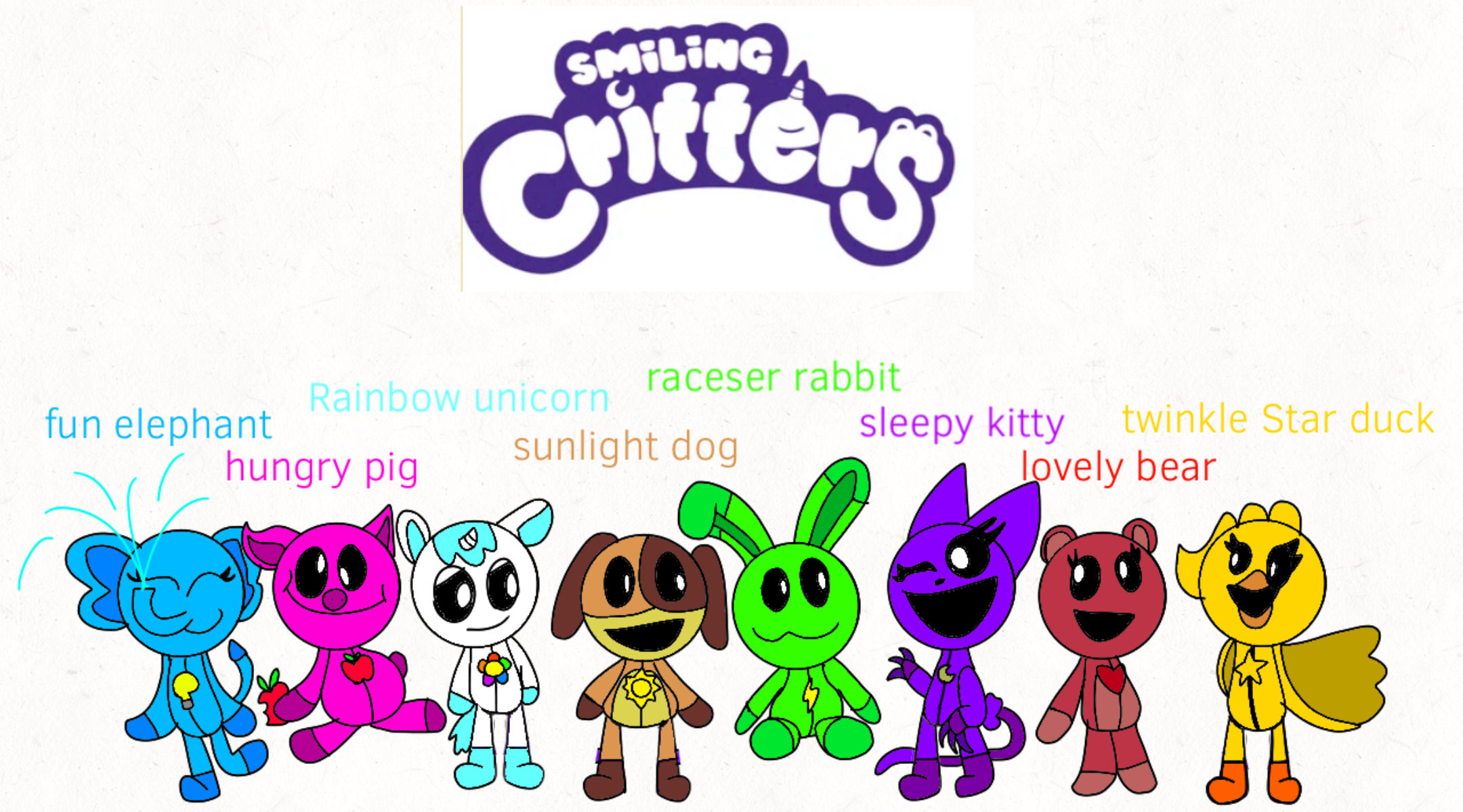 Wallpaper #QqmPiJcBxbDgA0Rlne83187 Meet the Smiling Critters Gang Fandom